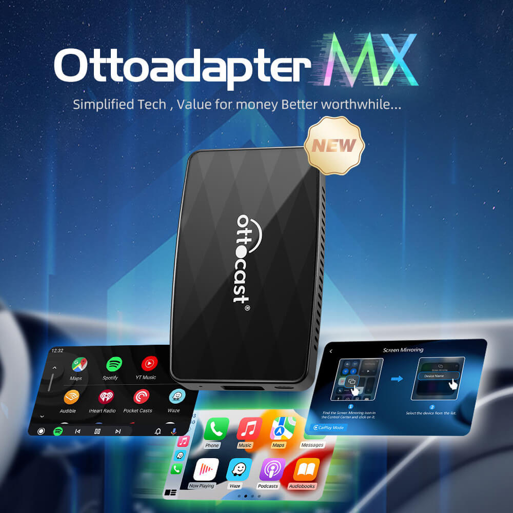(OFFERTA SPECIALE A TEMPO LIMITATO SCONTO $70) Ottoadapter MX Wireless CarPlay/ Android Auto
