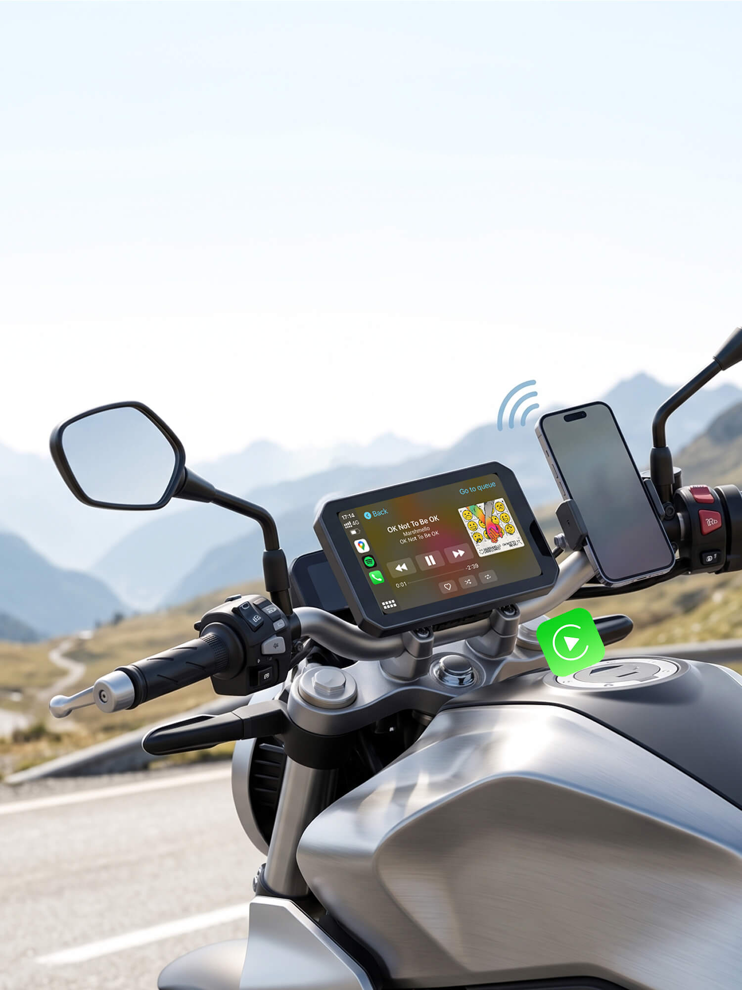 C6 Motorcycle Touchscreen