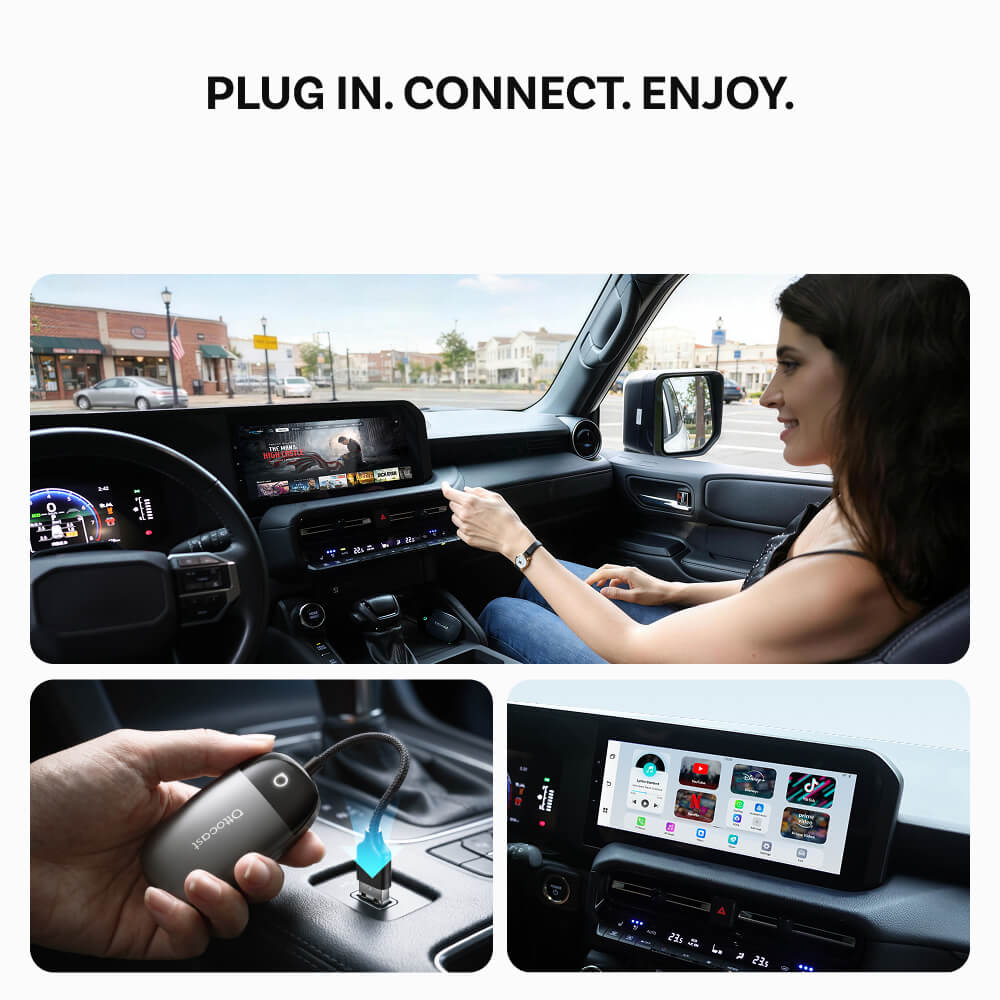Play2Video X Wireless CarPlay/Android Auto All-in-1 Adapter