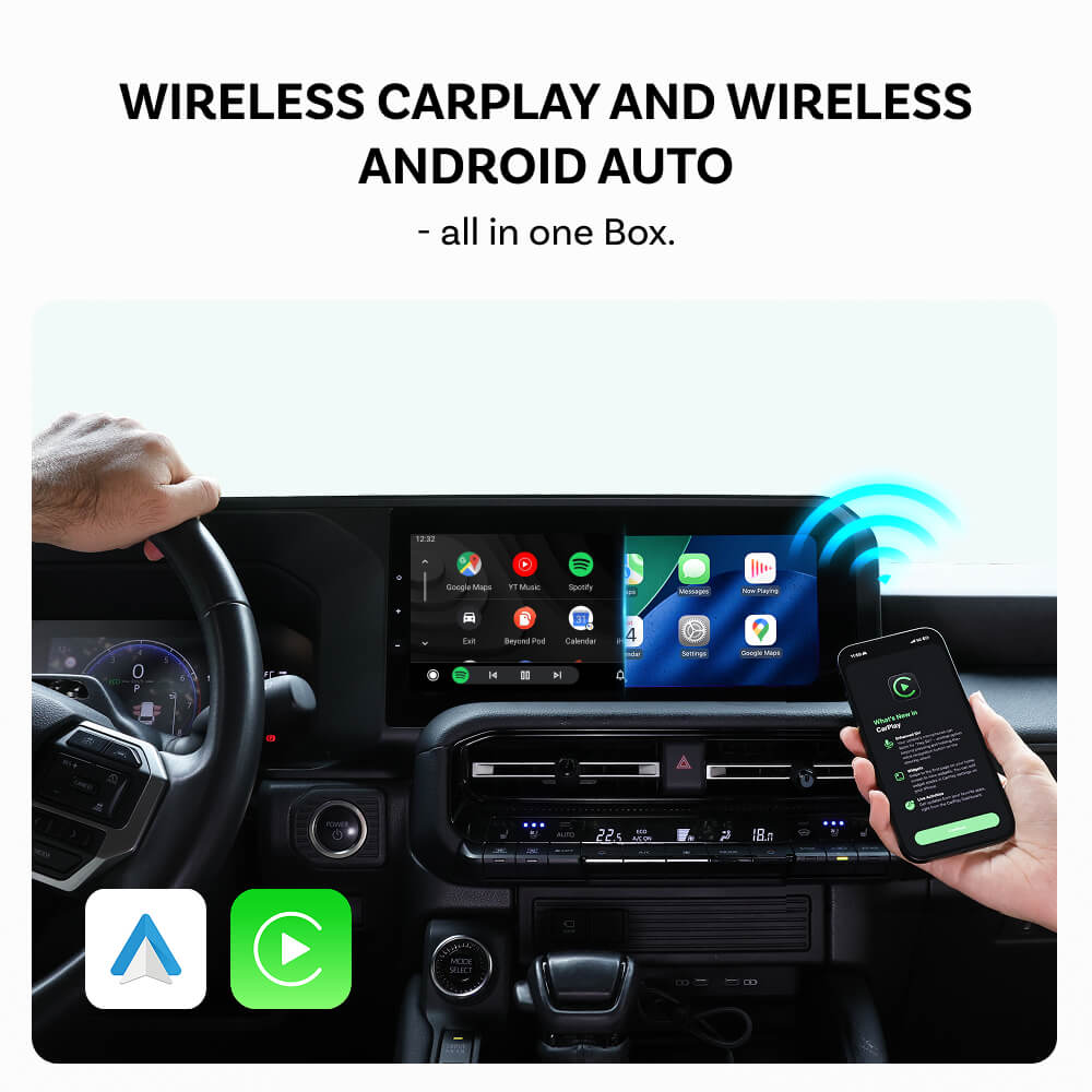 Play2Video X Wireless CarPlay/Android Auto All-in-1 Adapter