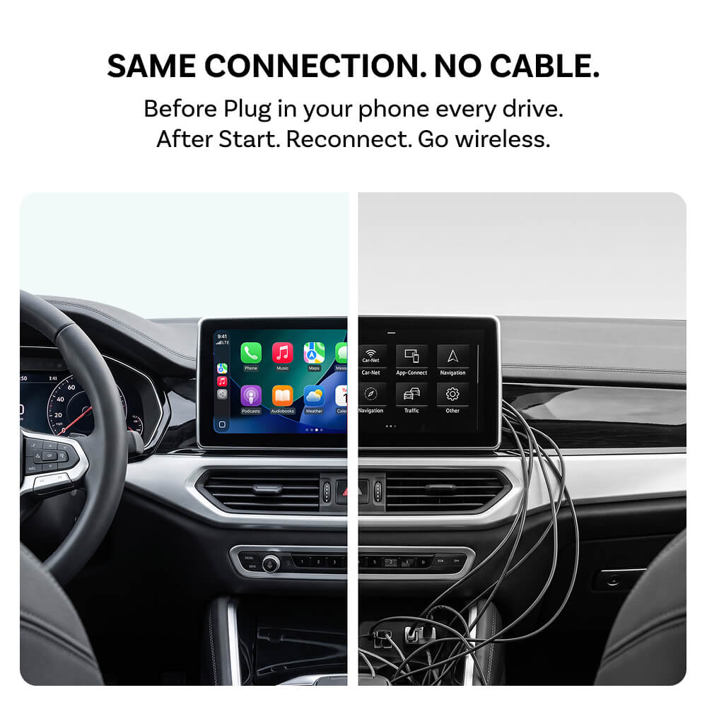 Play2Video X Wireless CarPlay/Android Auto All-in-1 Adapter