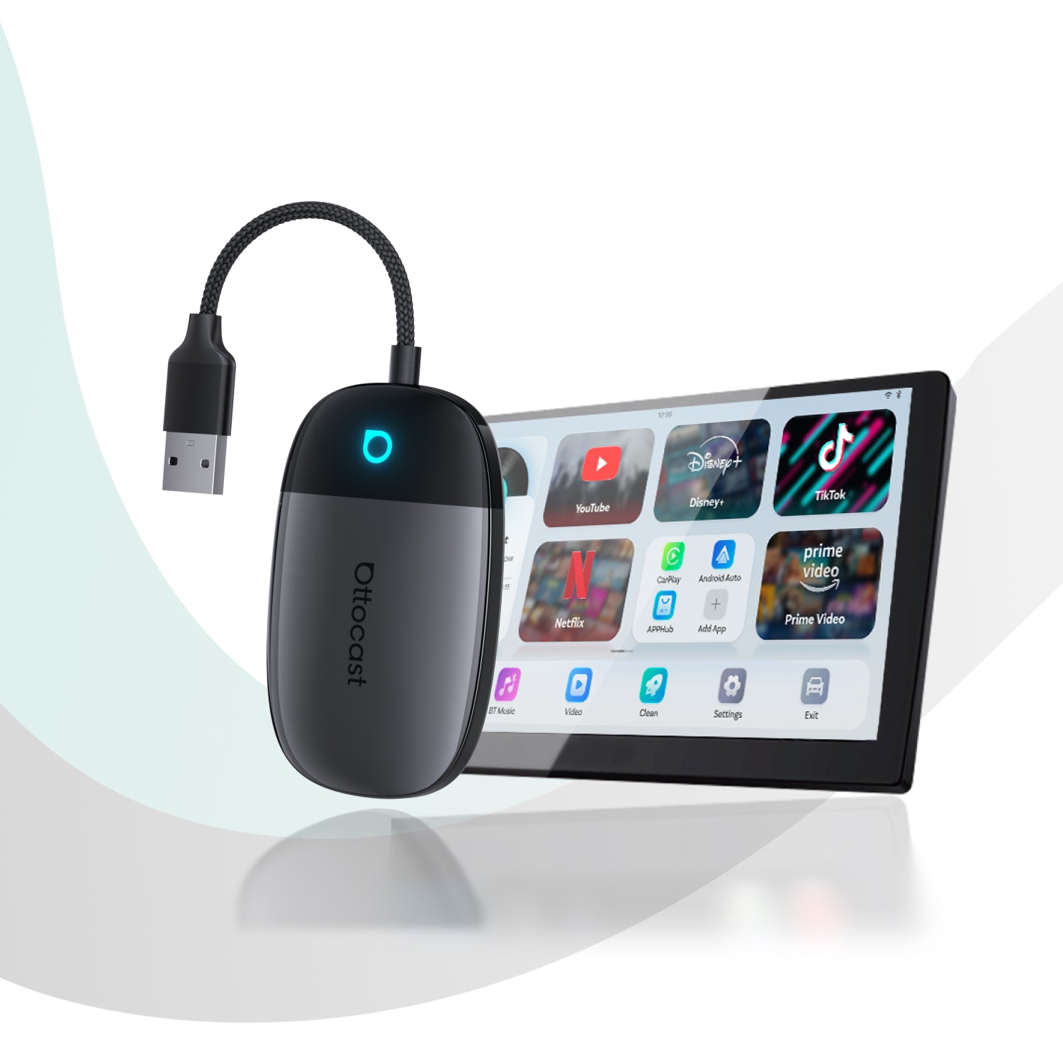 Play2Video X Wireless CarPlay/Android Auto All-in-1 Adapter