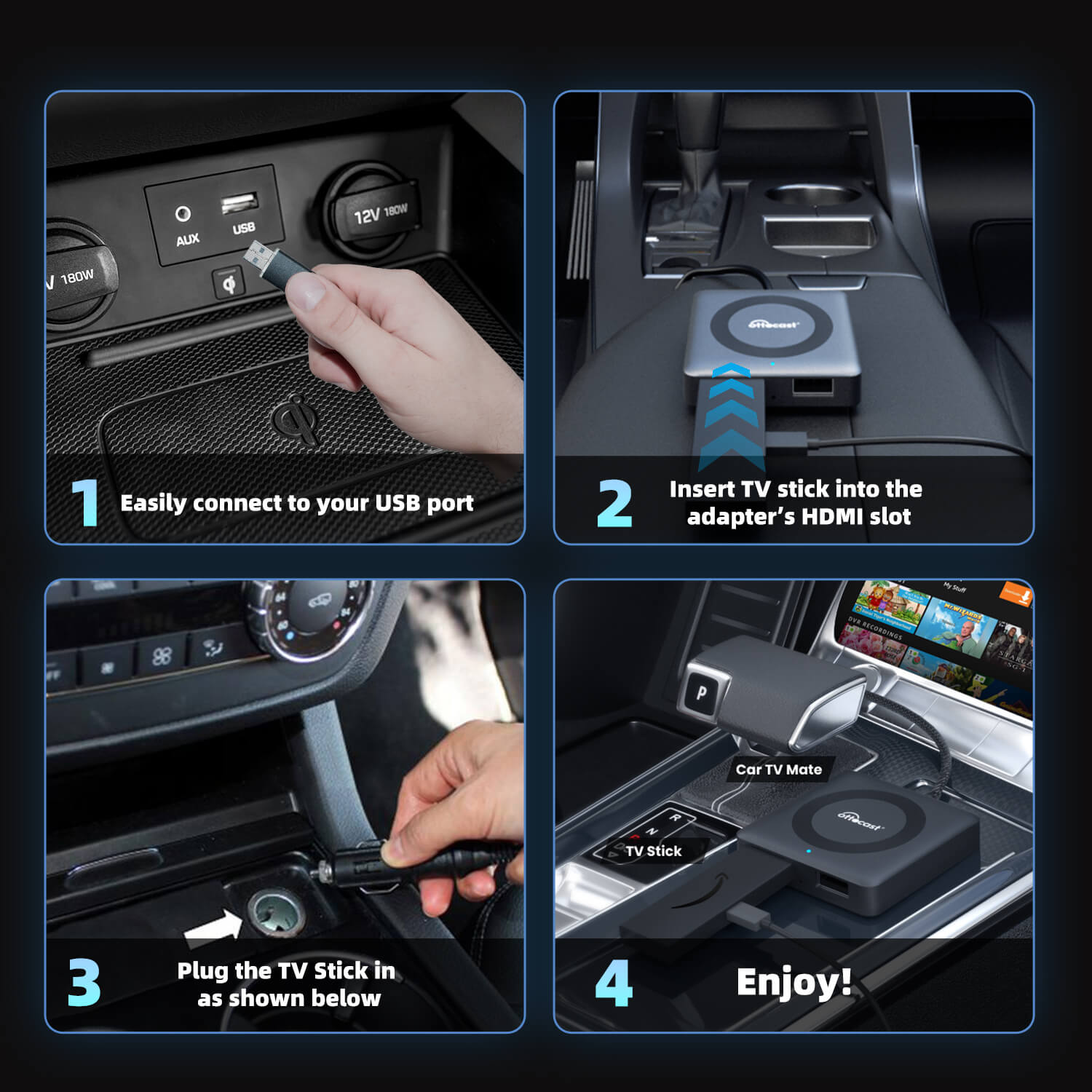 Car Tv Mate Pro Universal Wireless CarPlay Android Auto With HDMI Car Tv Mate Pro Universal Wireless Carplay Android Auto With Hdmi