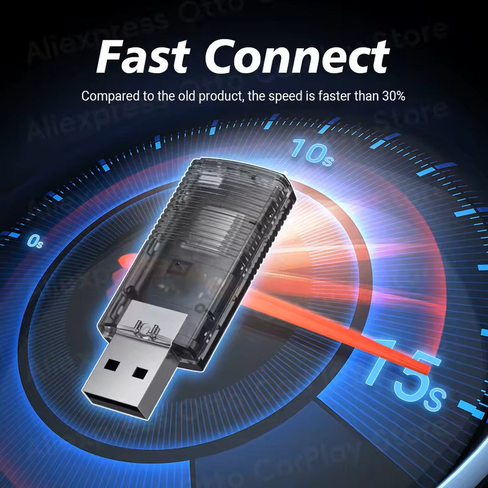 2-in-1 Mini Wireless CarPlay/Android Auto Adapter