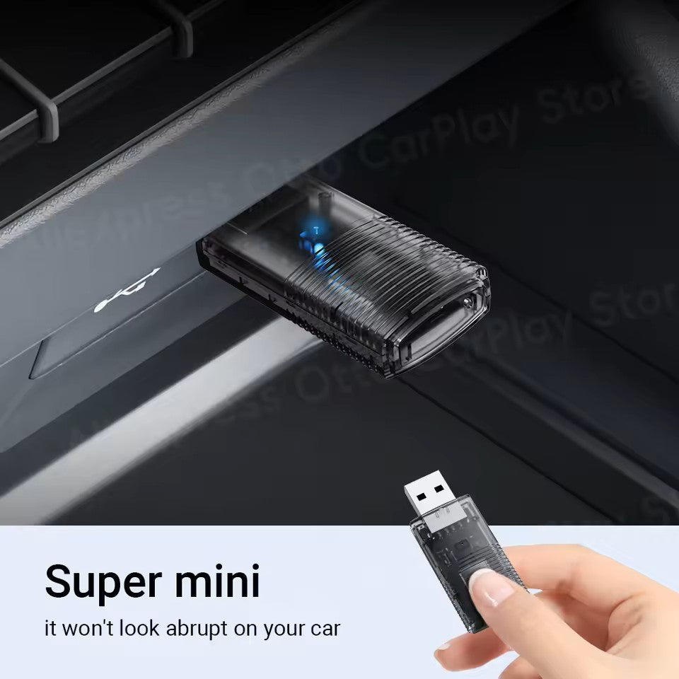 2-in-1 Mini Wireless CarPlay/Android Auto Adapter