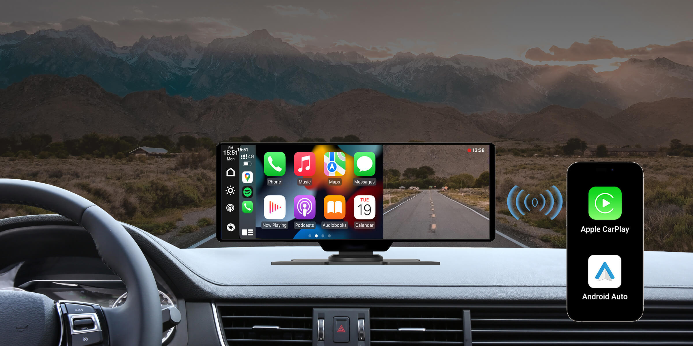 スマートスクリーン ワイヤレス10インチCarPlay/Android Auto スマートスクリーン ワイヤレス10インチCarPlay/Android Auto