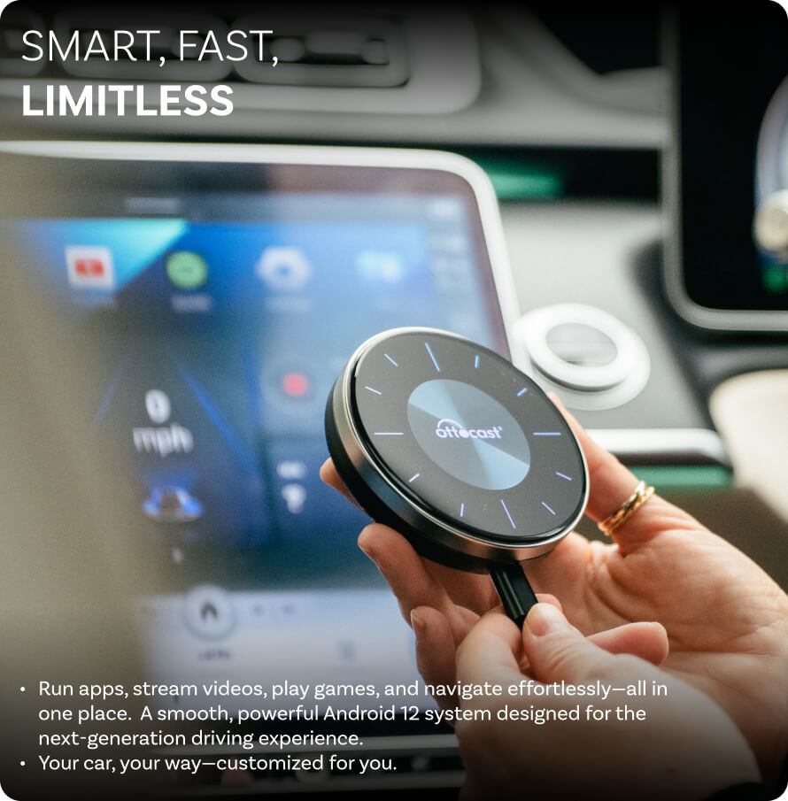 ポータブルプレーヤー Ottocast P3 OttoAibox P3 CarPlay AI Box
