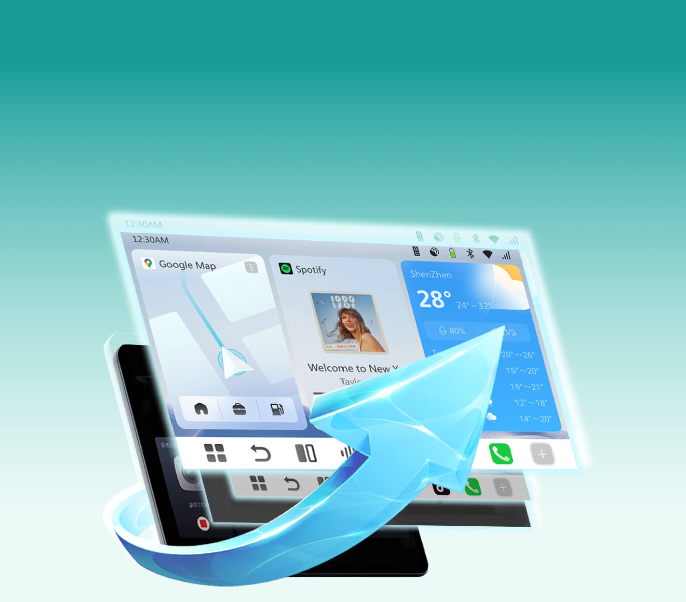 Ottocast P3 Pro Android 13 Snapdragon AI Box