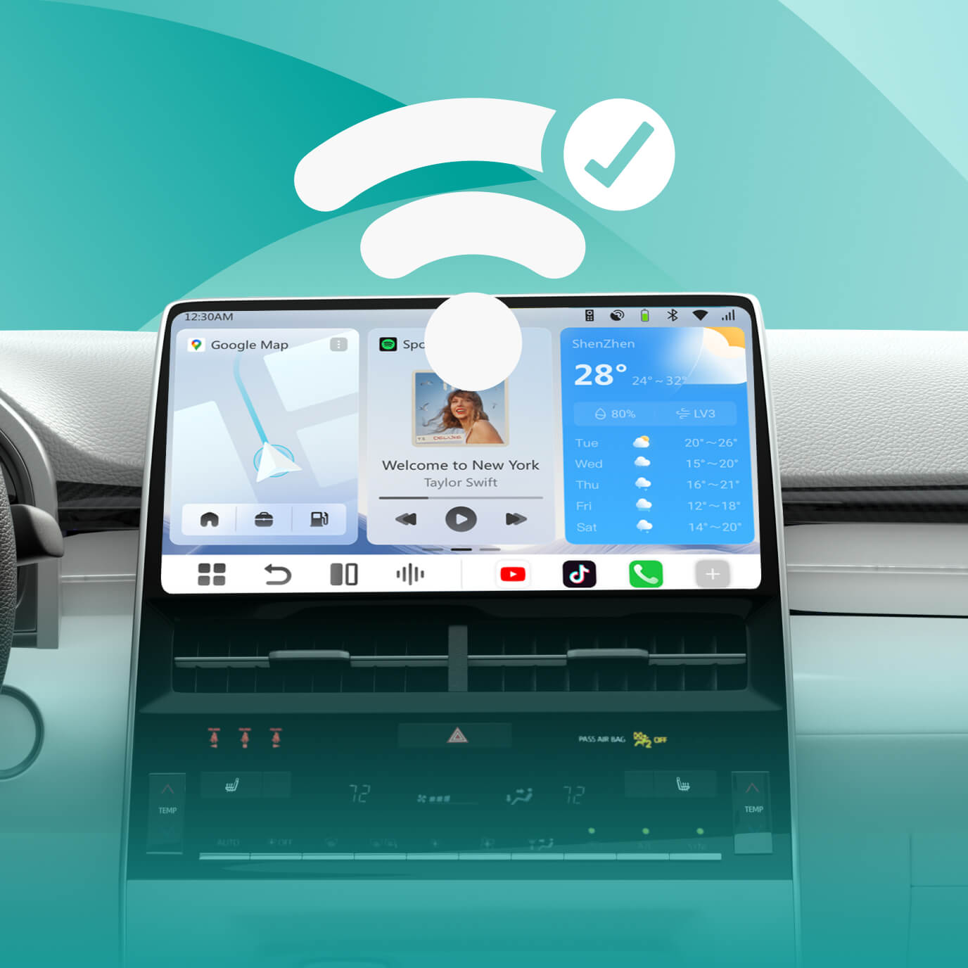 Ottocast P3 Pro Android 13 Snapdragon AI Box