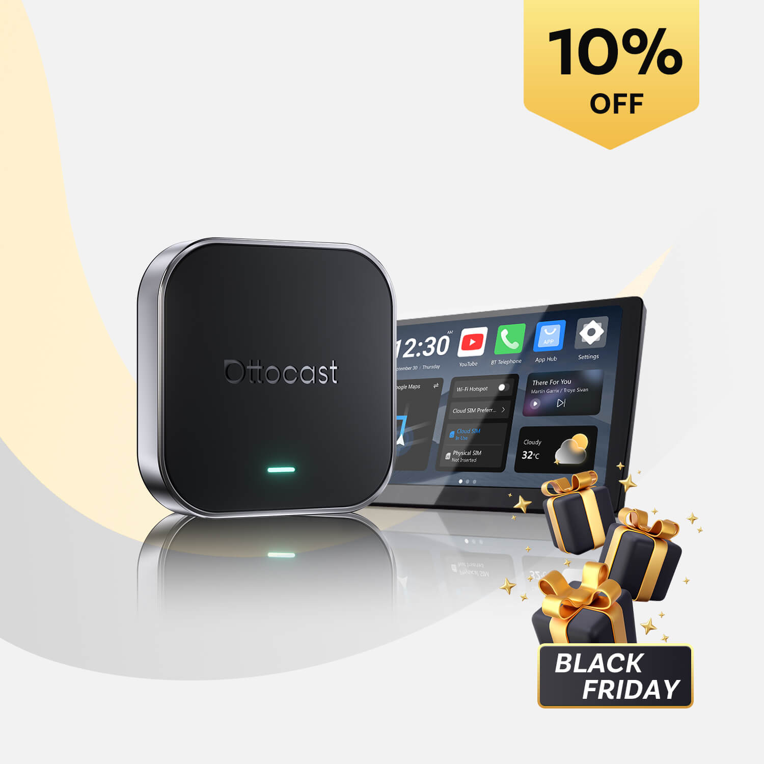 OttoAibox E2 CarPlay Caixa de IA