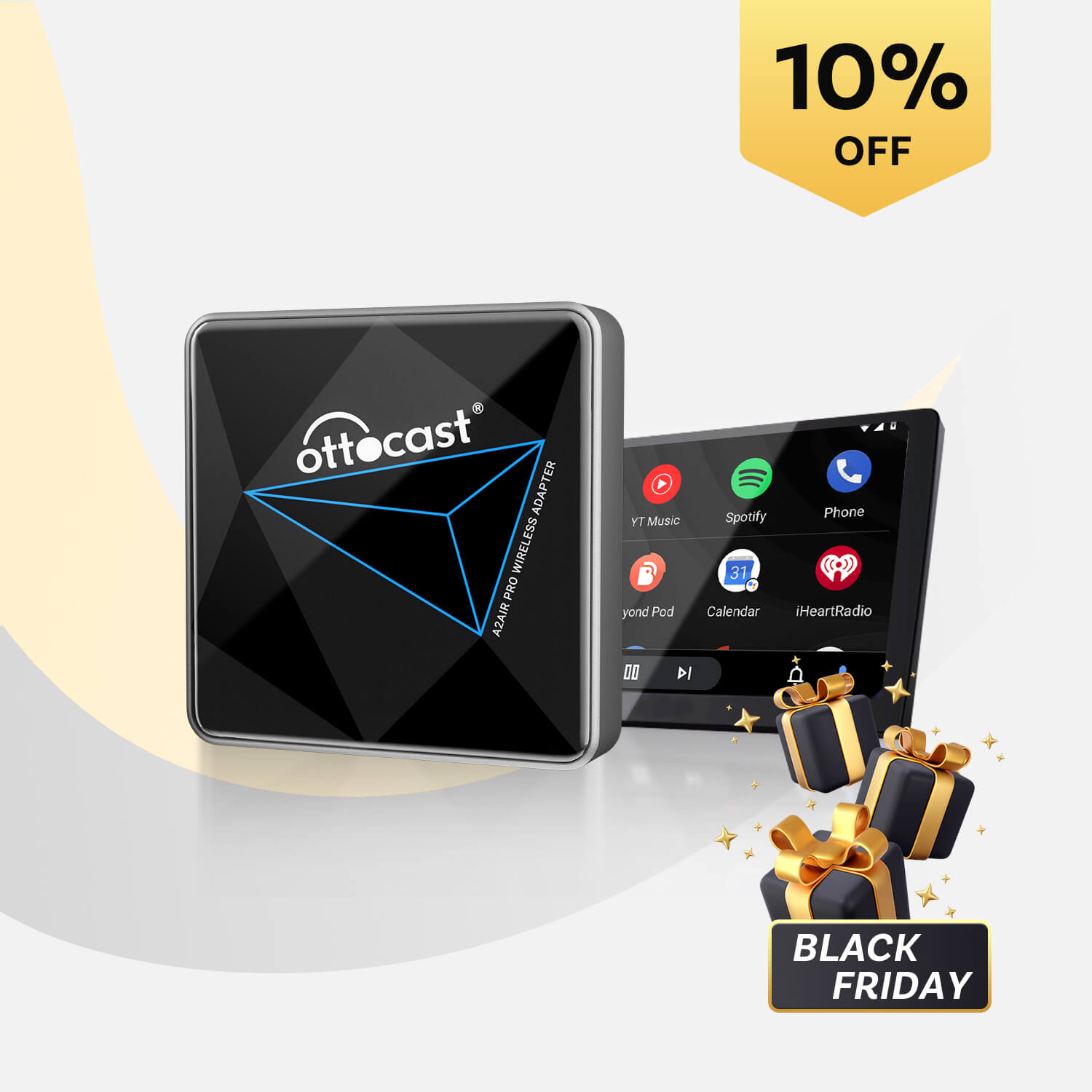 Adaptador Sem Fio A2Air Pro para Android Auto