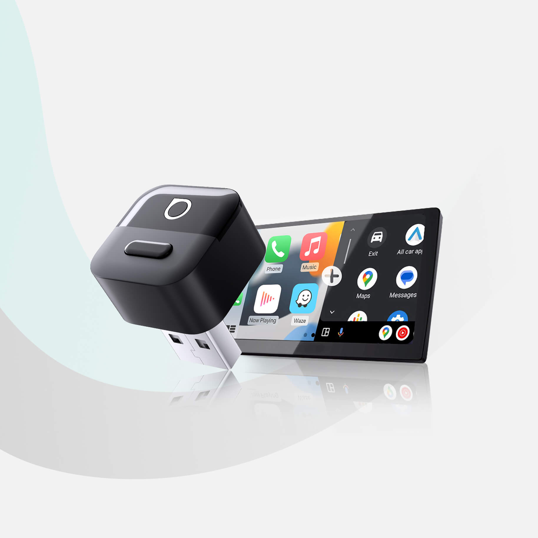 Mini Pico Wireless CarPlay Android Auto Adapter