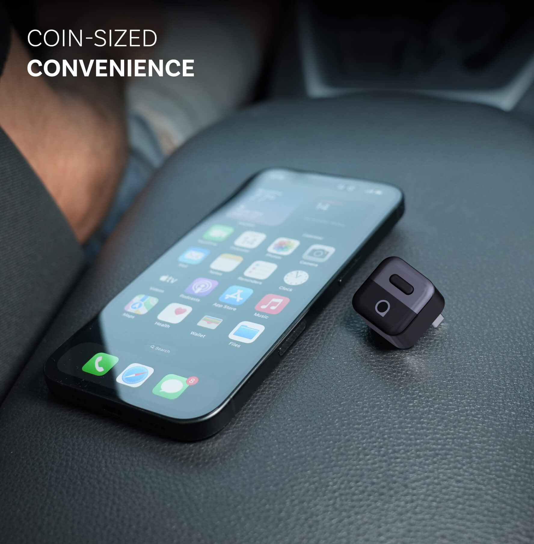 Ottocast Mini Pico Wireless CarPlay Android Auto Adapter Ultra Small
