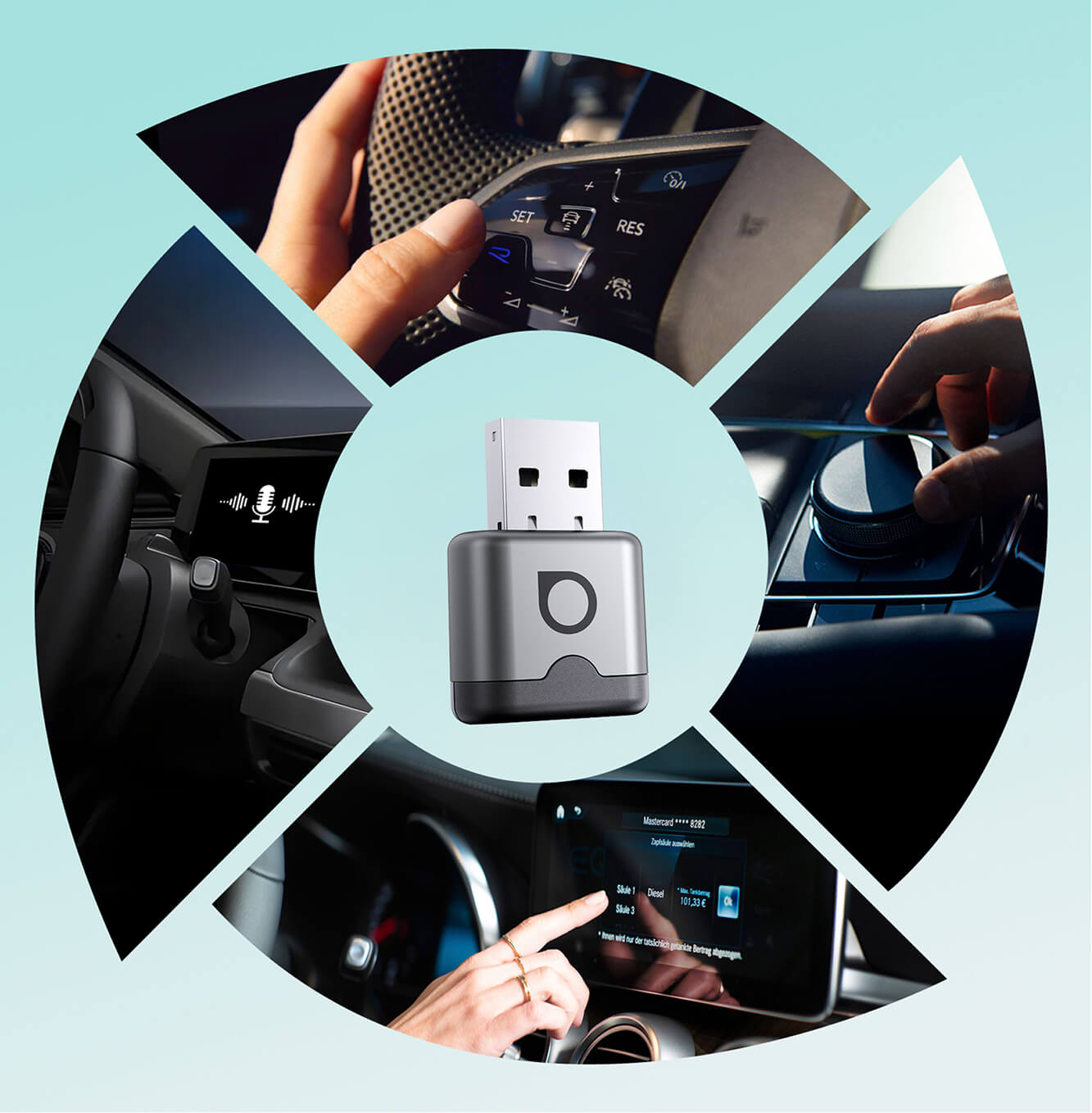 Ottocast Mini AURA Wireless CarPlay/Android Auto Adapter