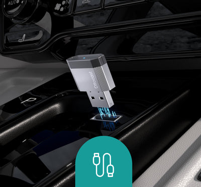 <h4> Plug into USB port</h4>