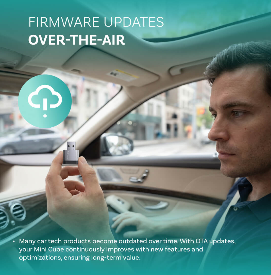 Ottocast Mini AURA Wireless CarPlay/Android Auto Adapter