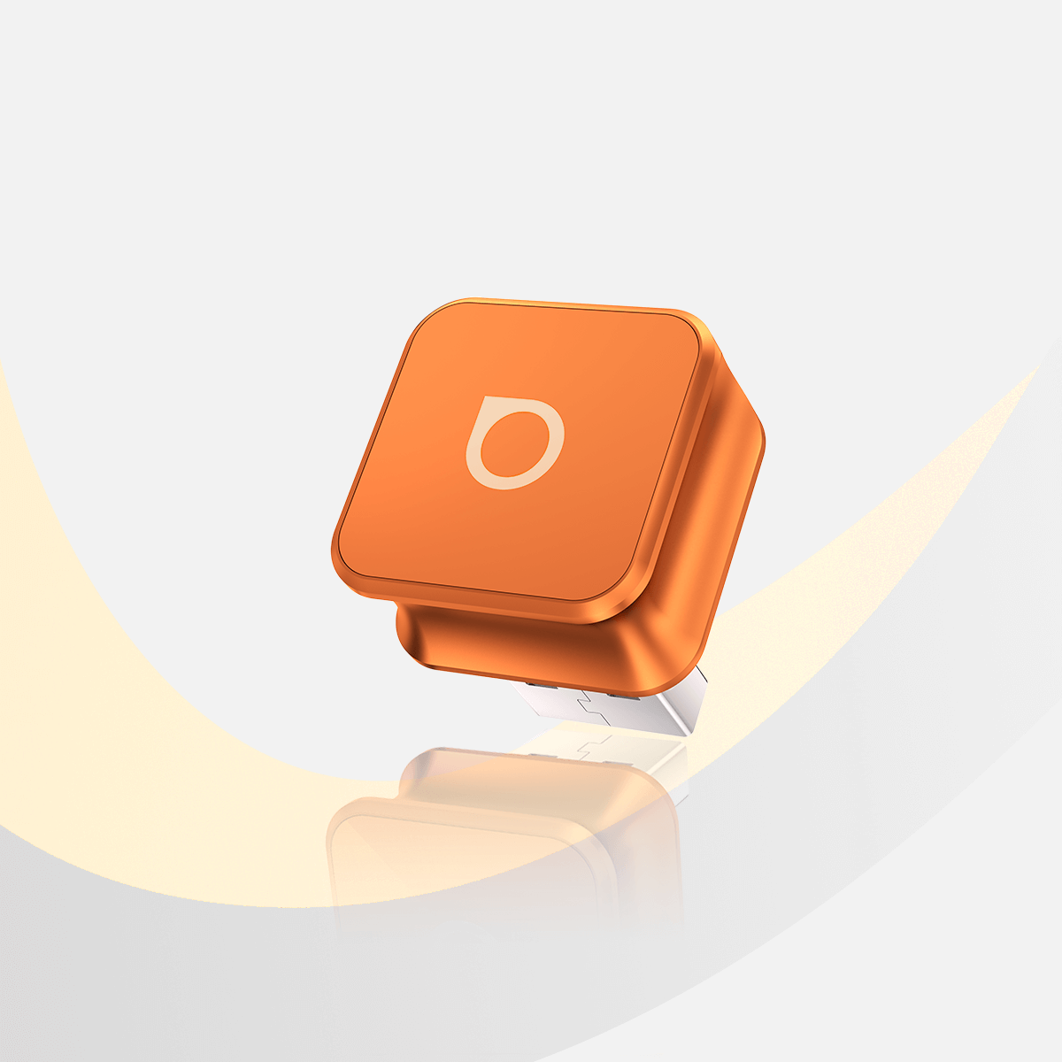 Ottocast Mini Cube 3.0 Adapter - Cosmic Orange