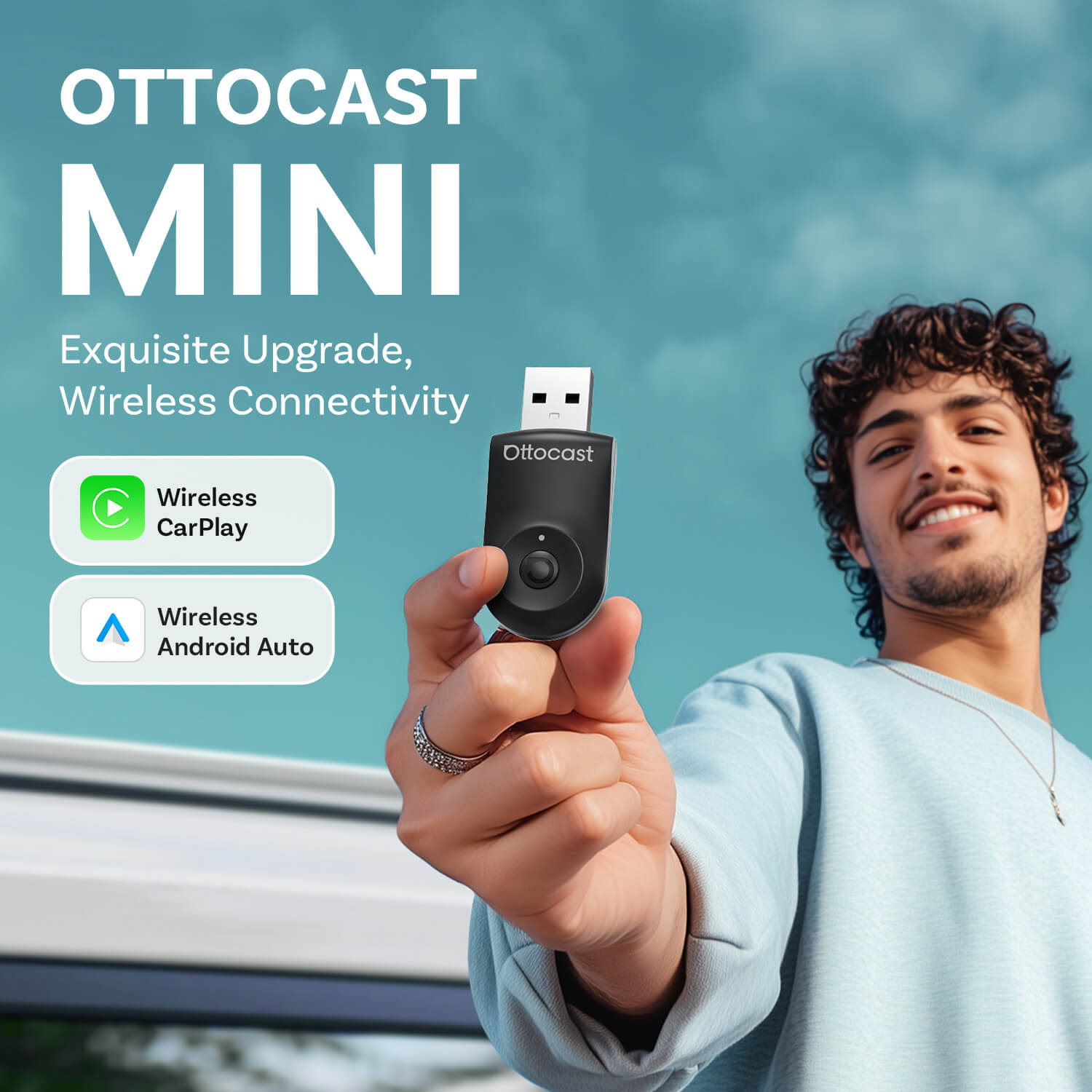 Mini Wireless CarPlay/Android Auto Adapter – OTTOCAST