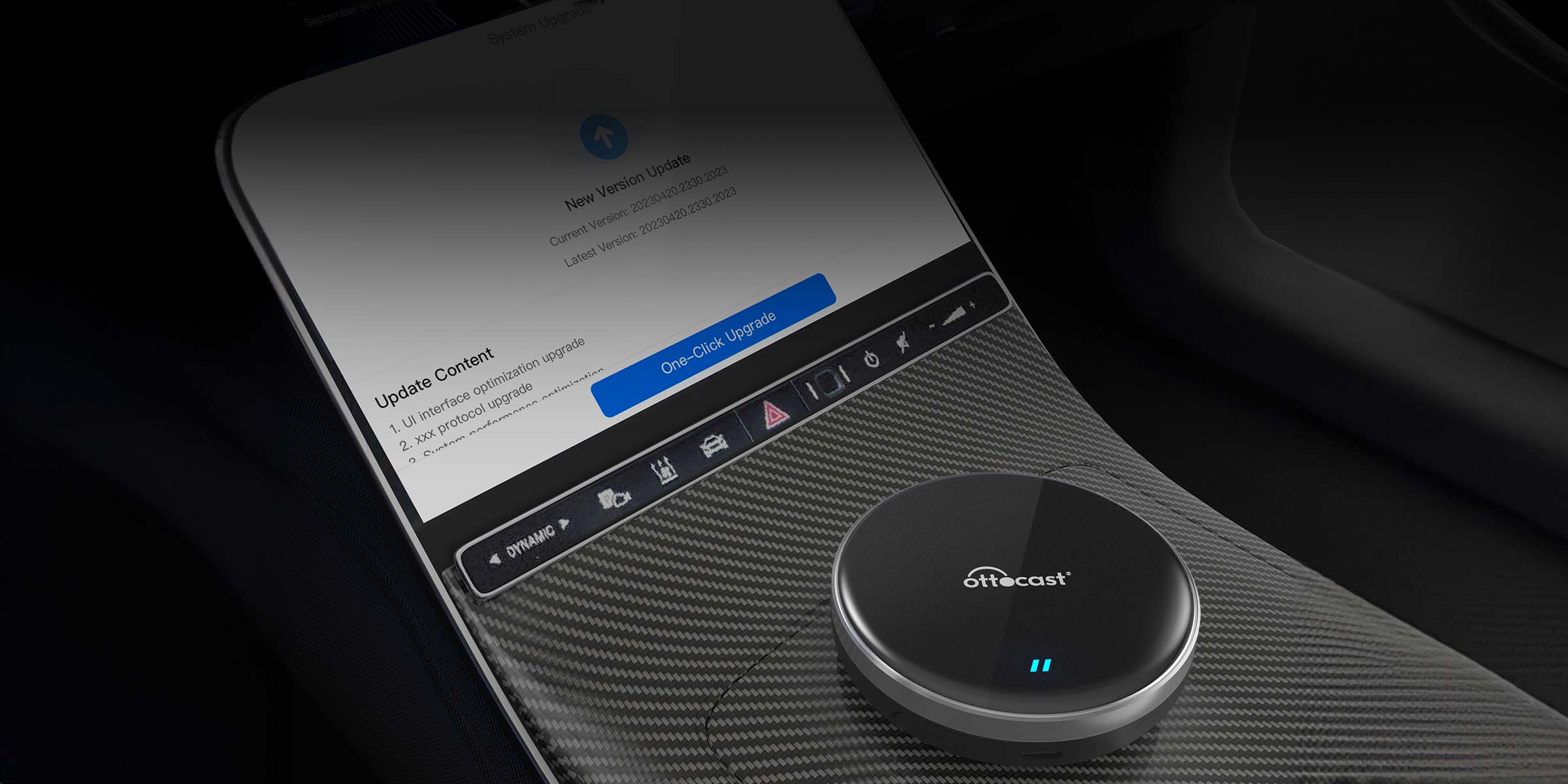 OttoAibox P3 Lite Caixa de Mídia Inteligente Wireless CarPlay