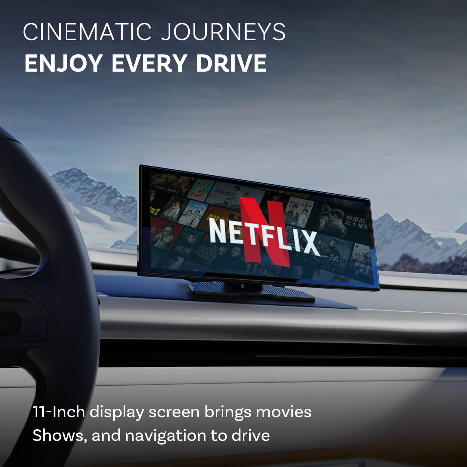 ScreenFlow tragbarer Auto-Display-Bildschirm
