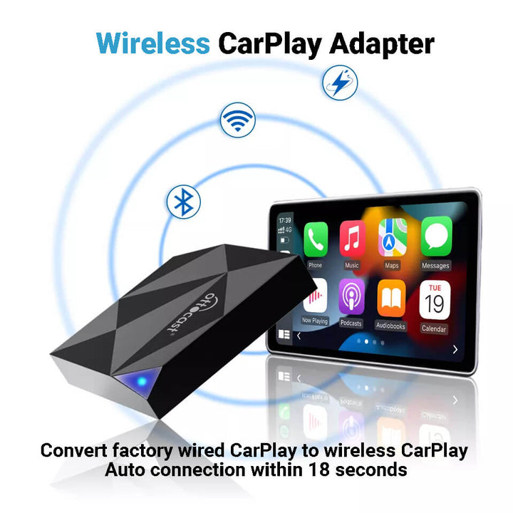 Ottocast Wireless 2 in 1 carplay Android Auto Wireless Adapter, Apple car  Play AA kabellos Dongle ohne Kabel Plug & Play für Fahrzeuge mit CarPlay-  oder Android Auto-Funktionalität ab 2016: : Elektronik
